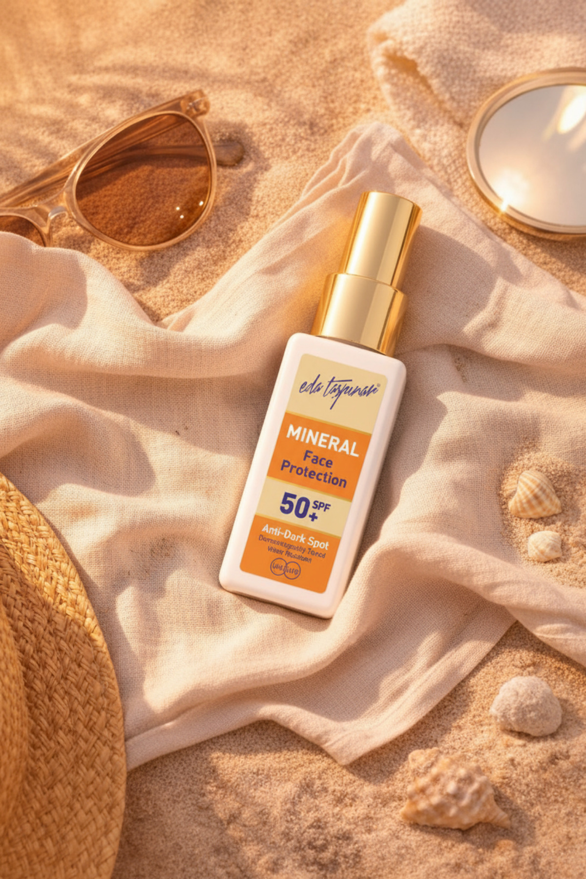Yüz Güneş Kremi SPF 50+ – Yüksek Koruma & Günlük Kullanım İçin Uygun 50 ml — EDA-00211 — تصویر 5 از 6