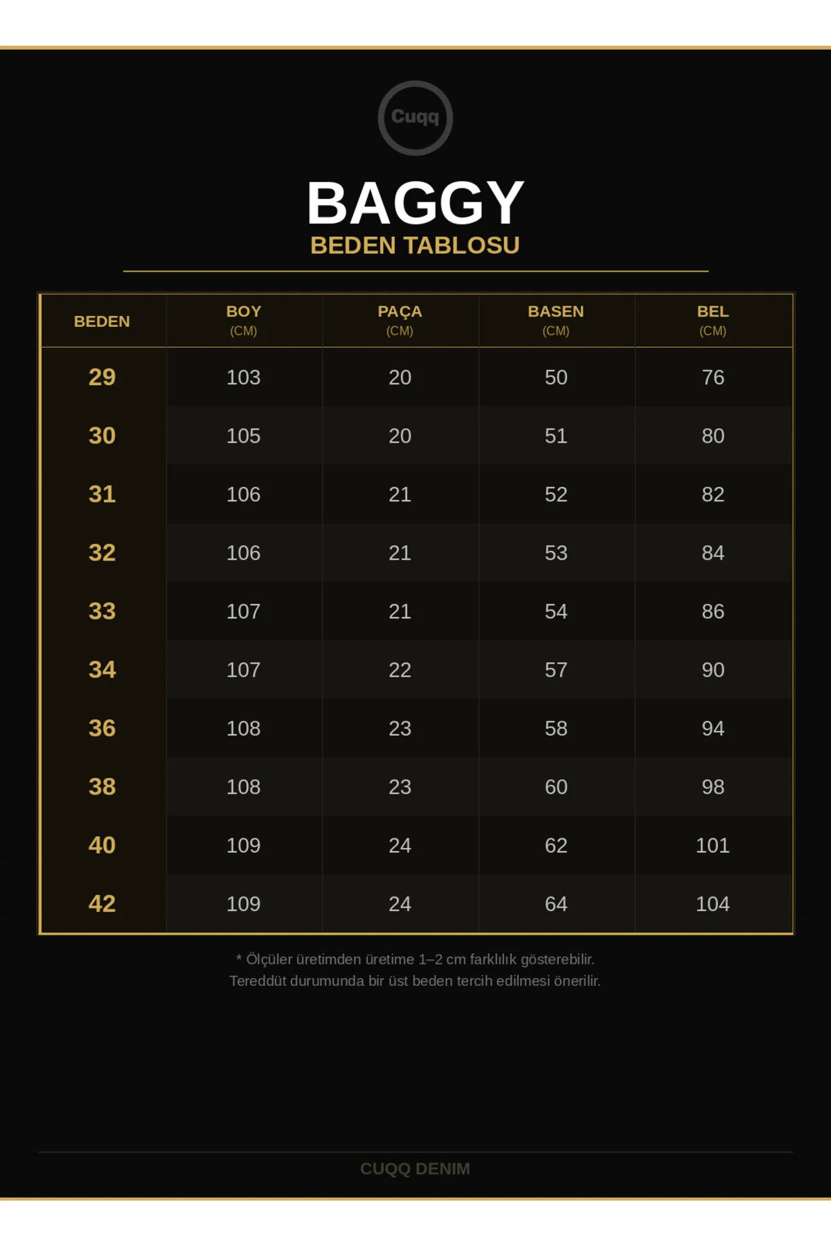 Cuqq Denim  Erkek Siyah Baggy Jean Kot Pantolon – Rahat Kesim Bol Paça Oversize Sokak Modası Denim - Görsel 4