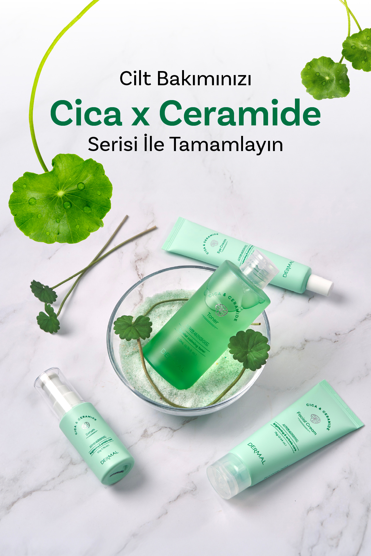 Cica X Mide Tonik 200 ml Centella Asiatica ve Seramid İçerikli Yatıştırıcı Nemlendirici Yüz Toniği 200 ml — CICA x Mide — تصویر 5 از 5