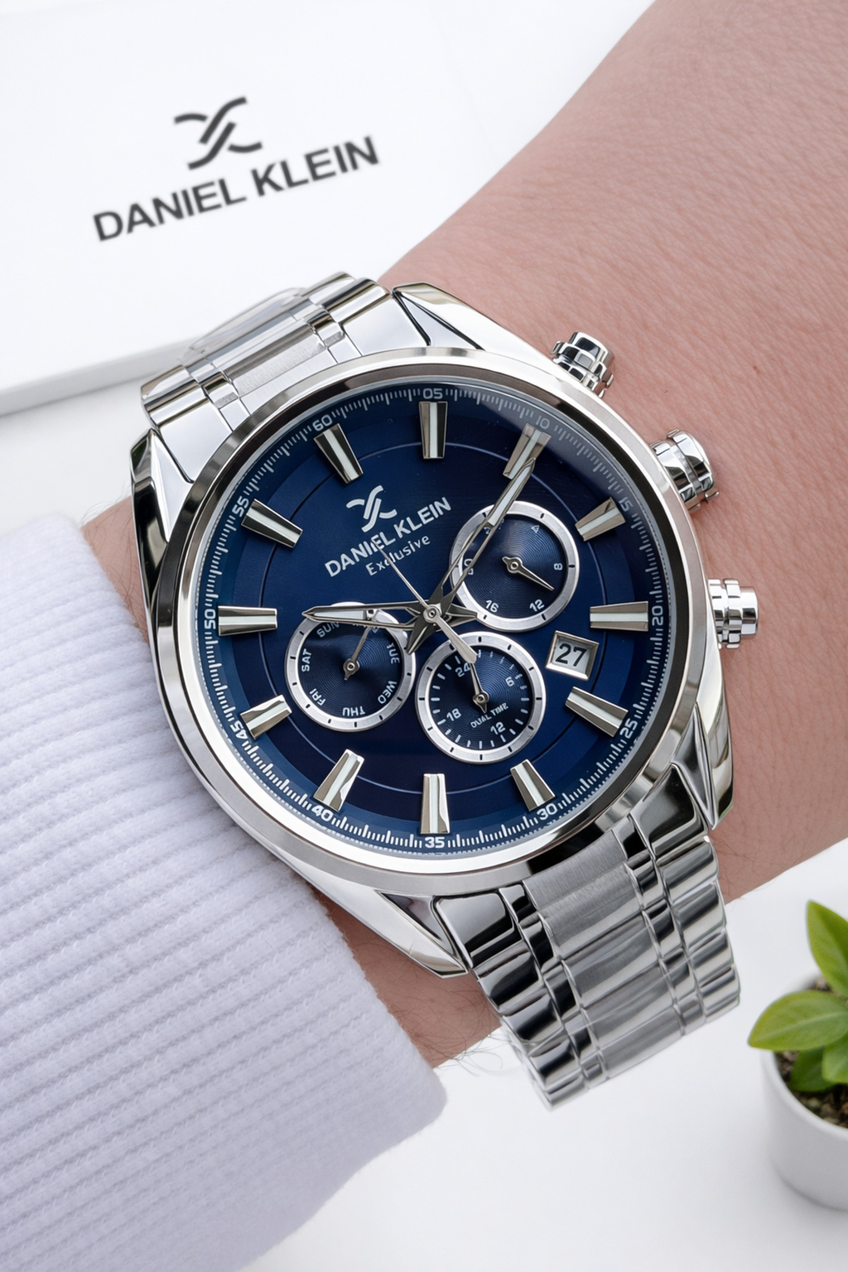 Daniel Klein  Nişan Ve Damatlara Özel İç Fonksiyonları Aktif 2 Yıl Garantili Erkek Kol Saati K.10906- - Görsel 3