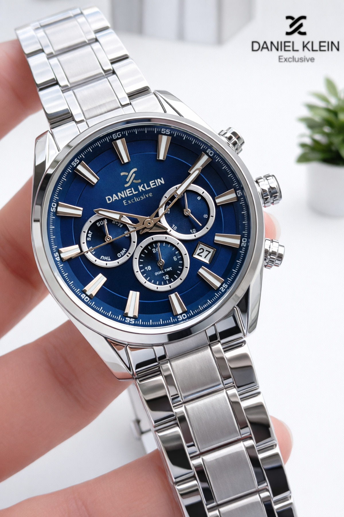 Daniel Klein  Nişan Ve Damatlara Özel İç Fonksiyonları Aktif 2 Yıl Garantili Erkek Kol Saati K.10906- - Görsel 2