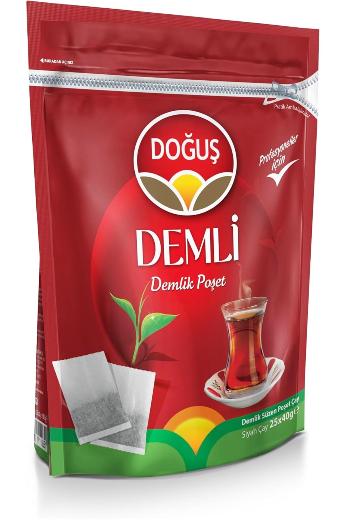 Karadeniz Tiryaki Jumbo Demlik Poşet Çay 40 g x 25 Adet