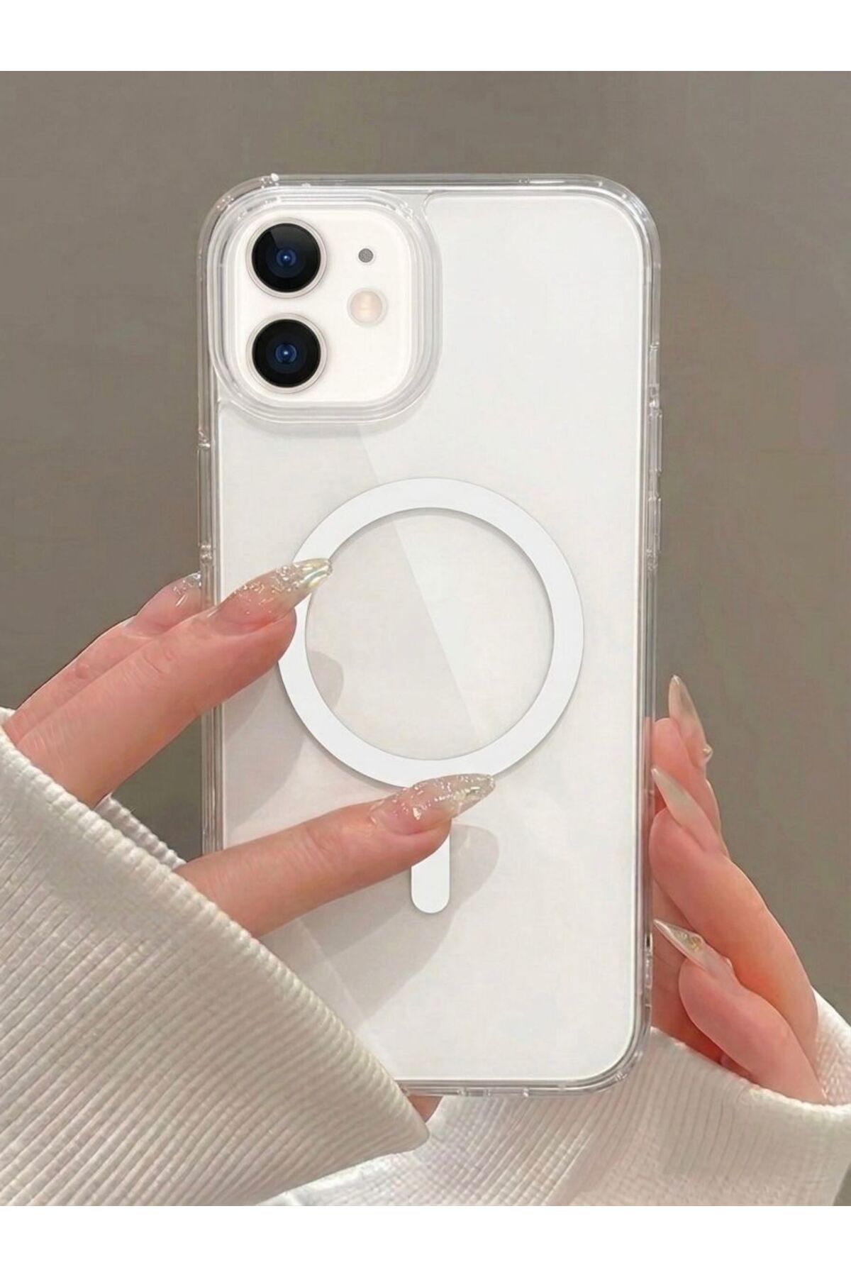 Iphone 11 Uyumlu Gercek Magsafe Ozellikli Sert Seffaf Kilif P - %10.6 İndirim