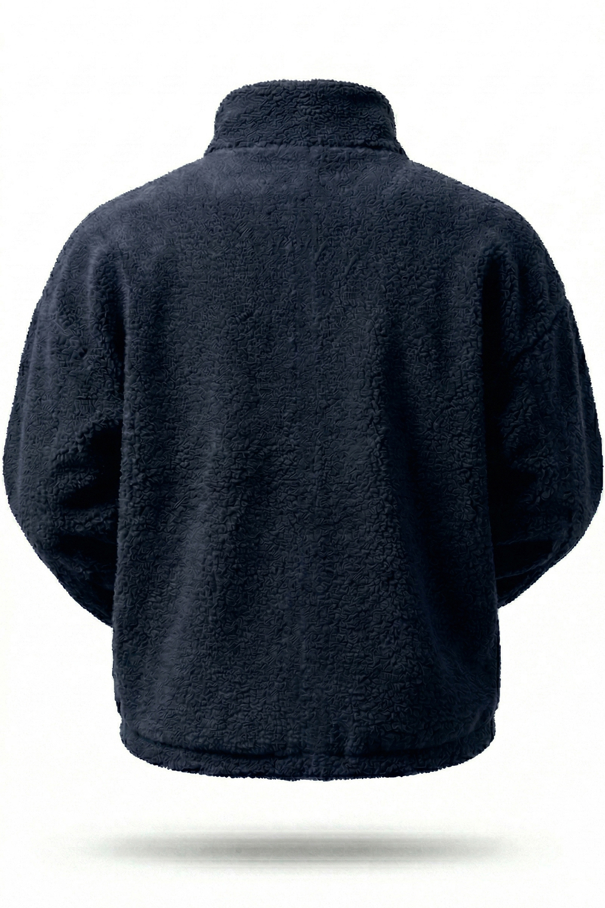 Ghassy Co  Erkek Isı Termal İç Dış Sherpa Sonbahar Kış Tam Fermuarlı Peluş Polar Sweatshirt - Görsel 4