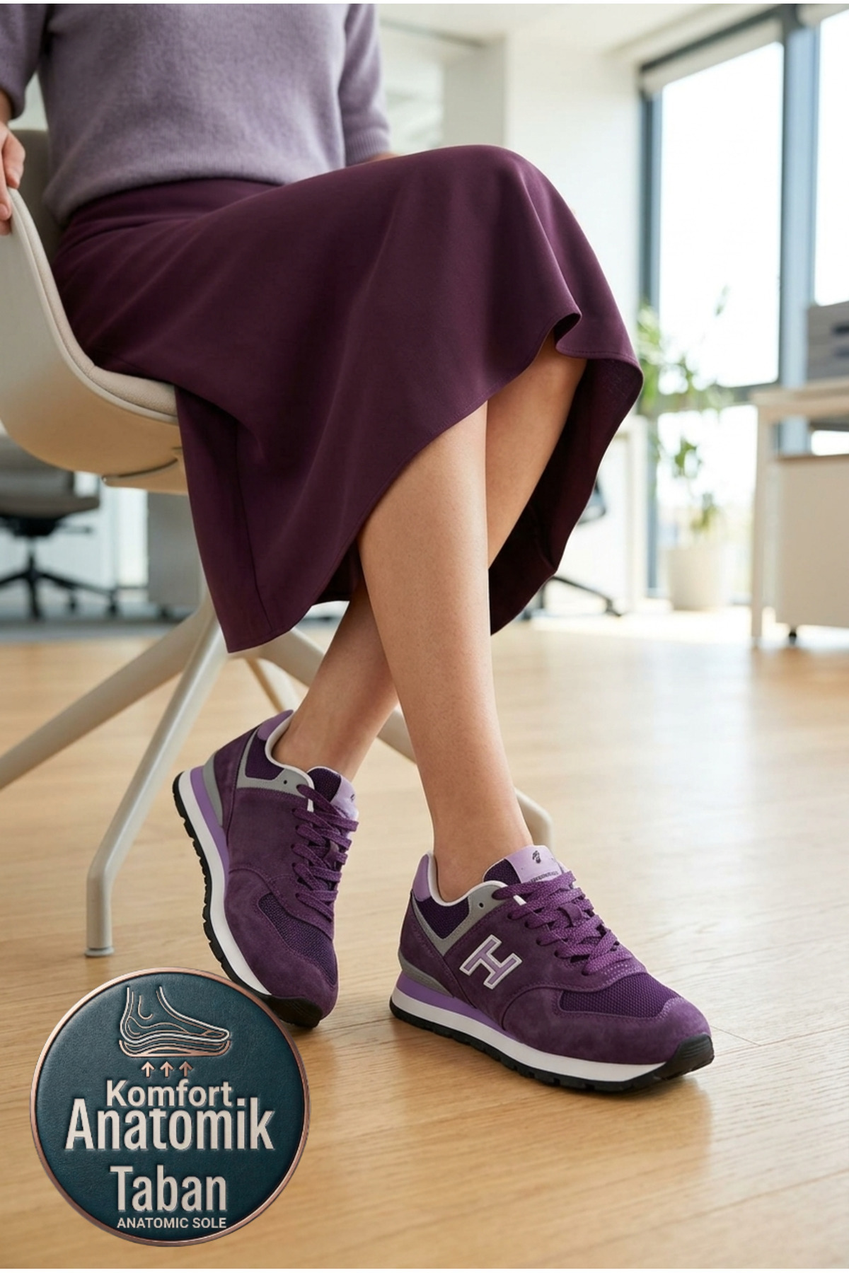Hammer Jack Kadın Sneaker Lila 19253-g Günlük Spor Ayakkabı