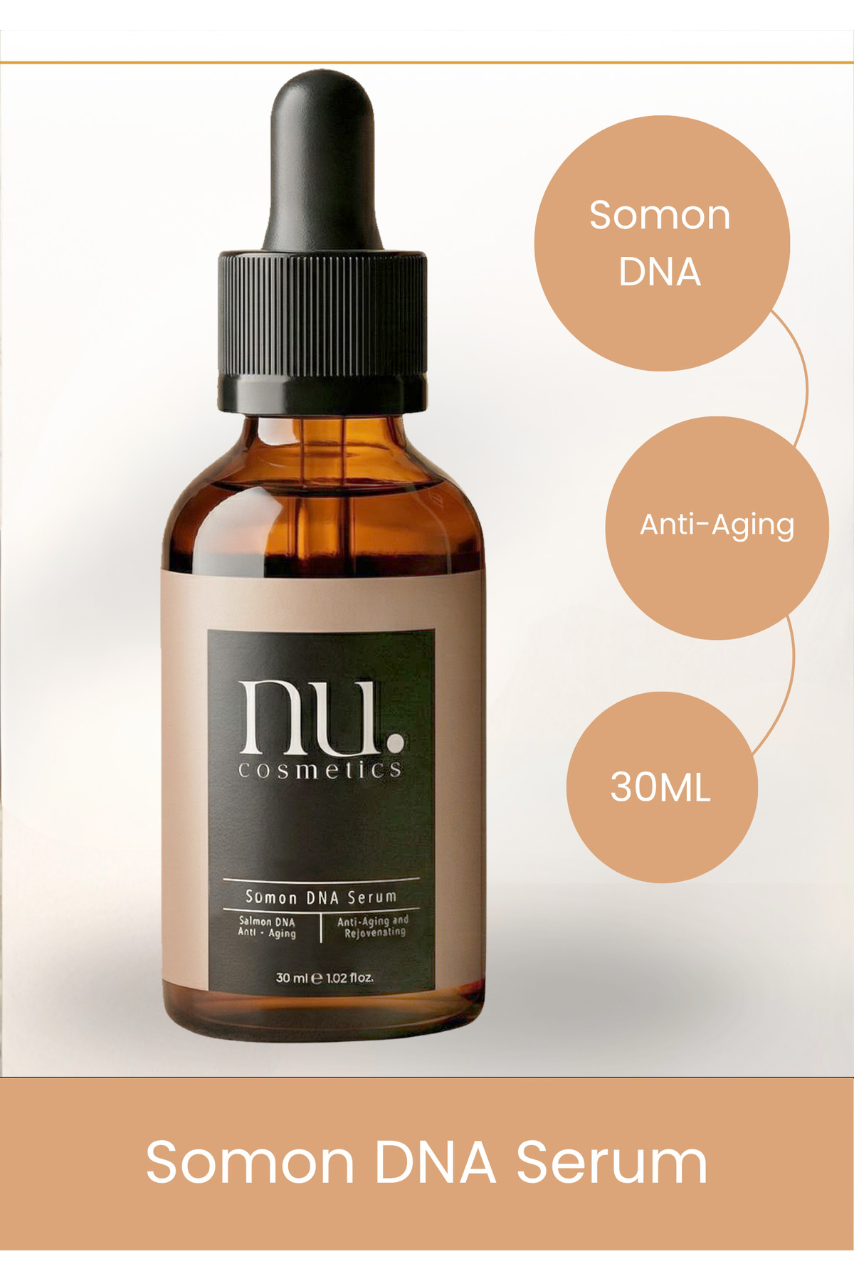 Somon DNA Hyaluronic Acid+Kolajen İçeren Cildi Gençleştirmeye Yardımcı Cilt Serumu 30 ml — smn345