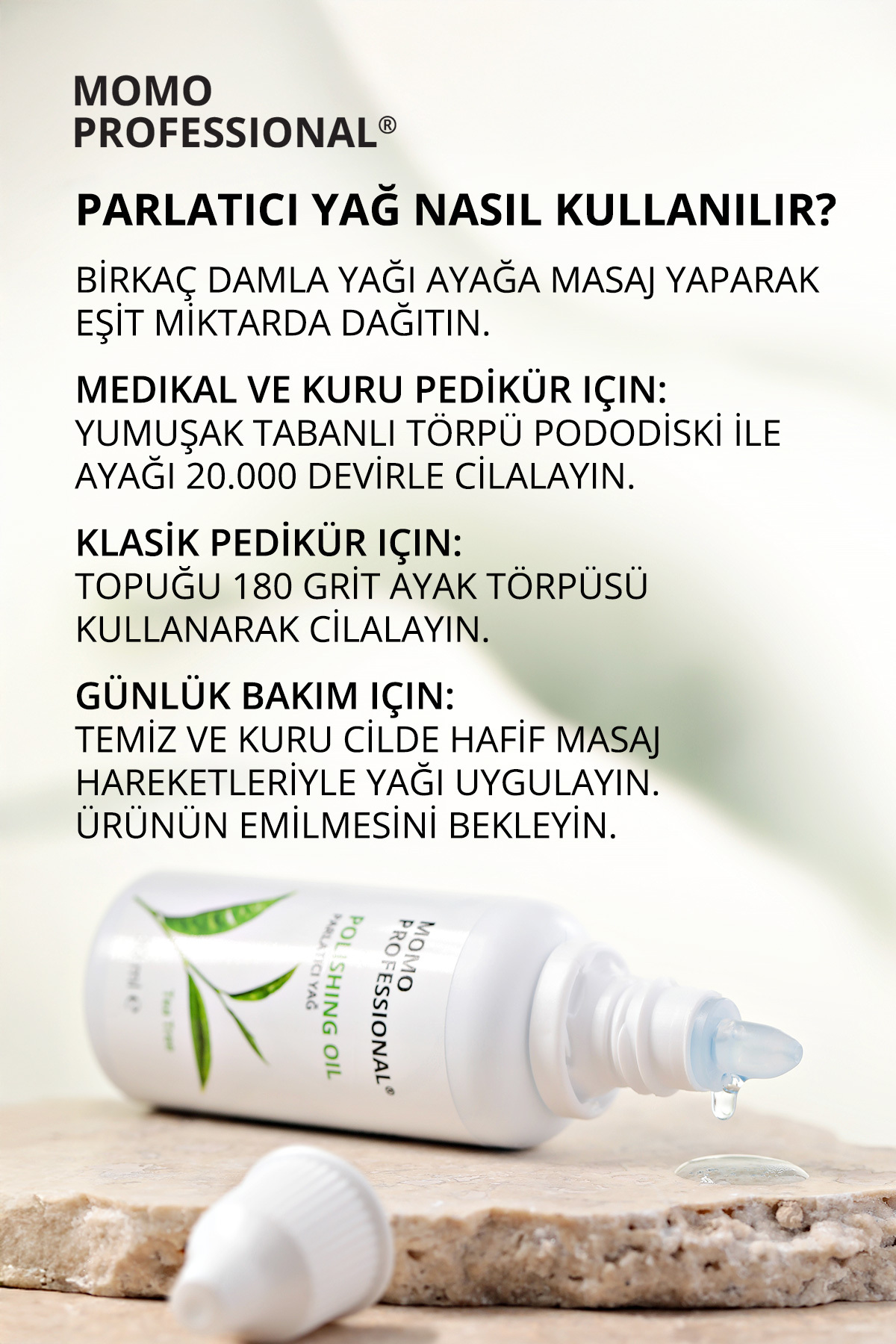 Polishing Oil, Pedikür ve Manikür Çay Ağacı Özlü Parlatıcı Moleküler Yağı, El ve Ayak Cilası, 30 ml — 1900107G10S04RK00 — تصویر 8 از 9