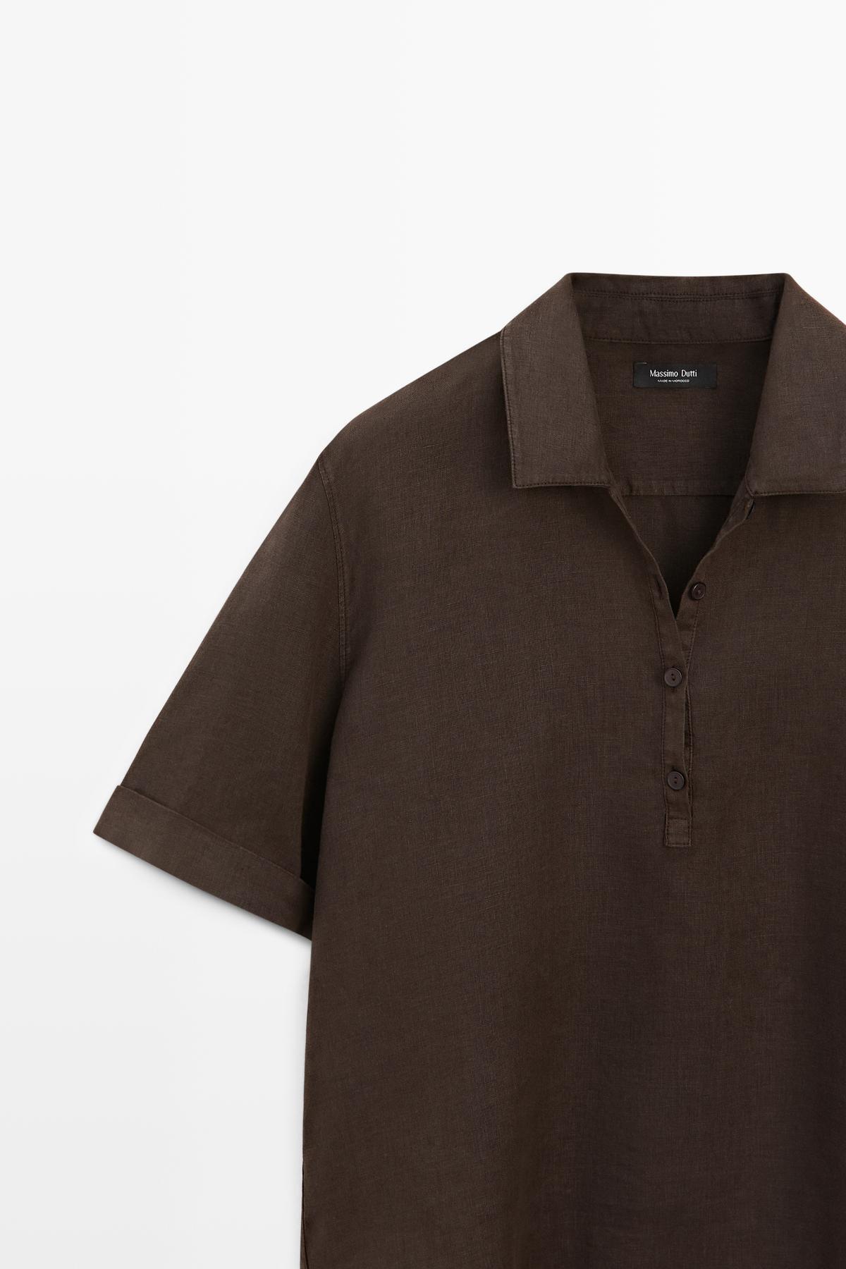 Massimo Dutti  Polo keten bluz - Görsel 7