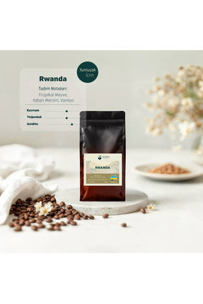 Kahveras Coffee Roastery Rwanda Çekirdek Kahve 250g - %100 Arabica - Taze Kav...