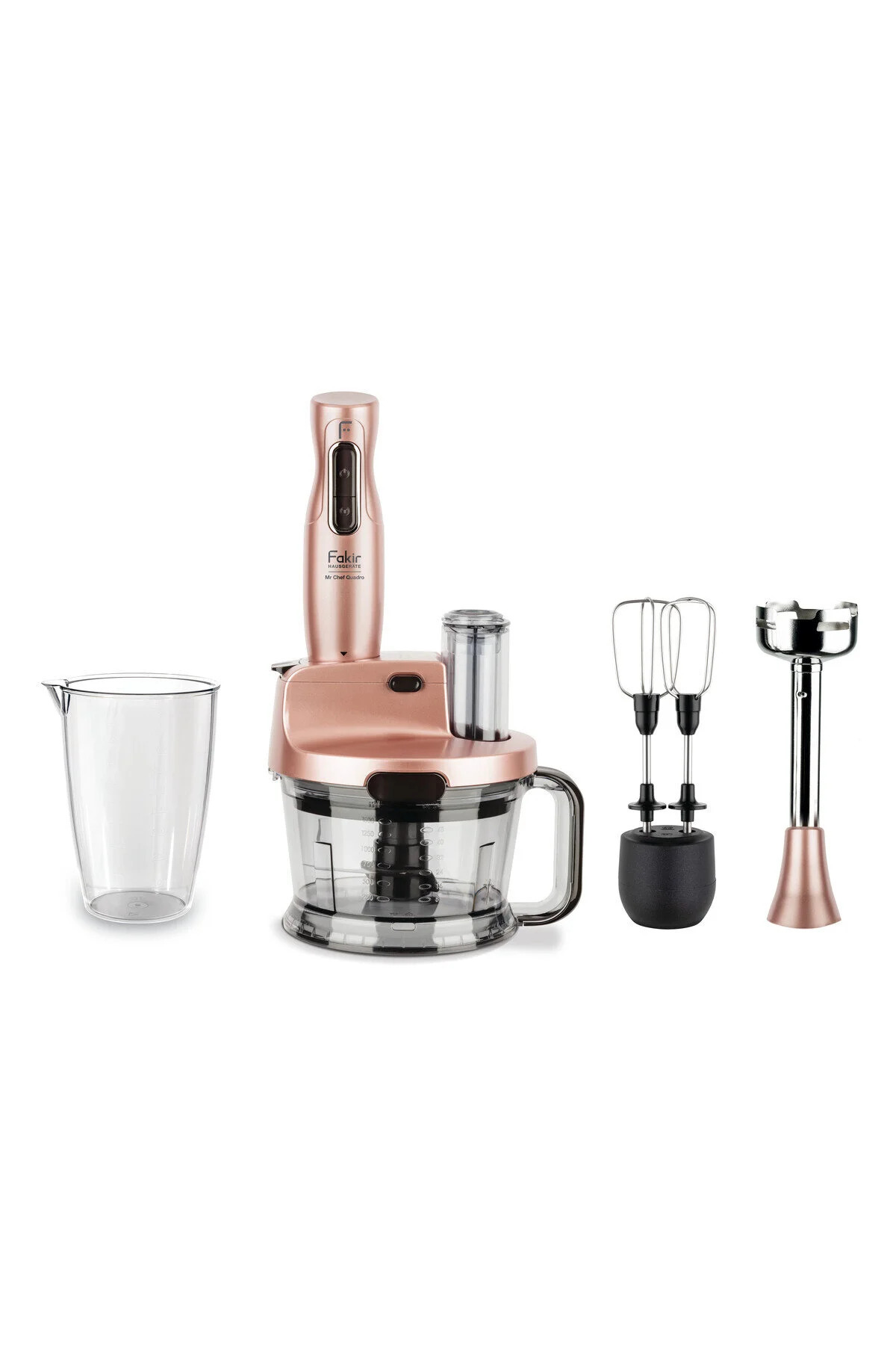 Mr. Chef Quadro Blender Seti Rose Mikser Robot Seti 1000 Watt