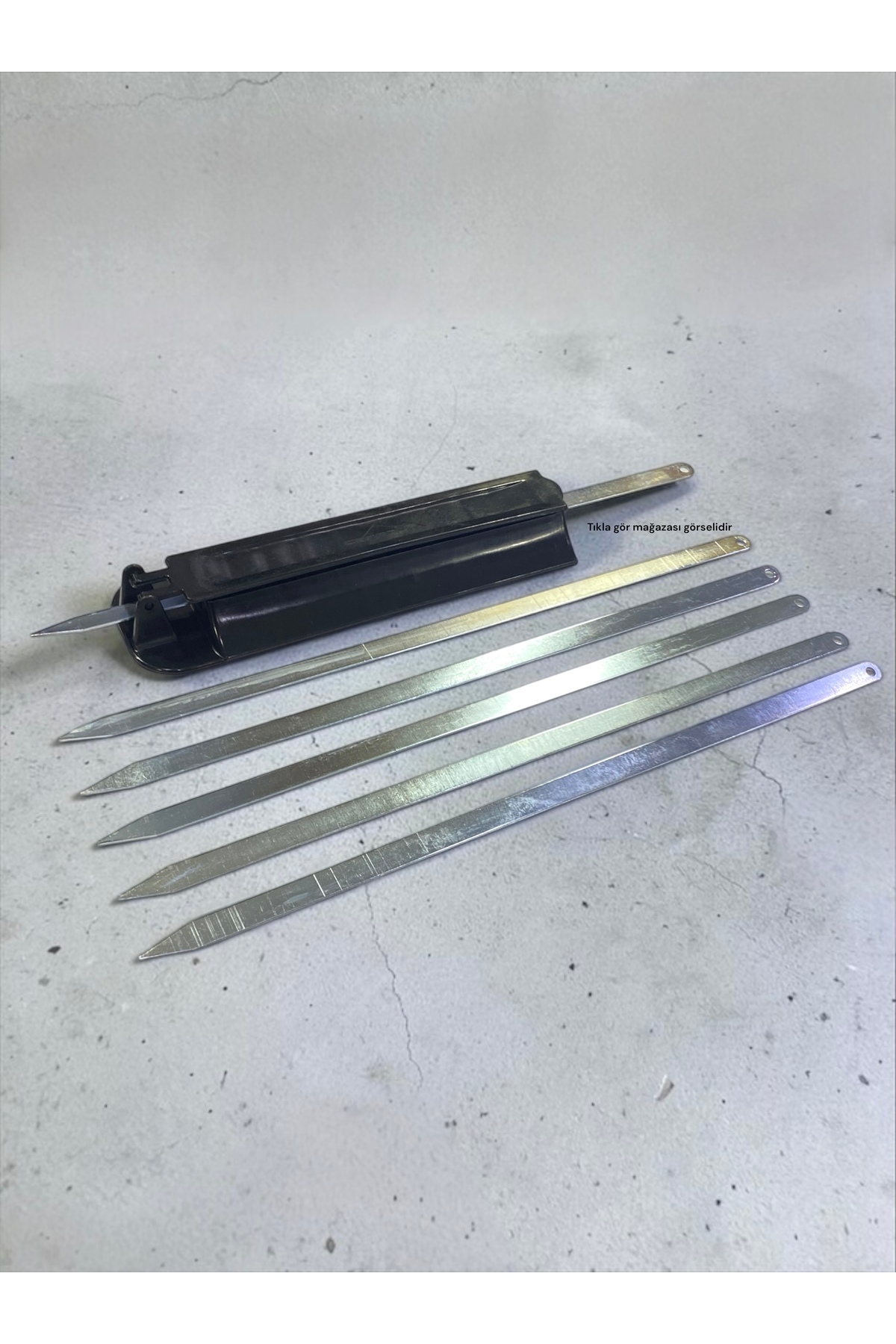 Kebapmatik practical Adana Urfa Kebab Mold Kebab Matic, ready-made Set kebab mold apparatus + 6 pcs skewers
