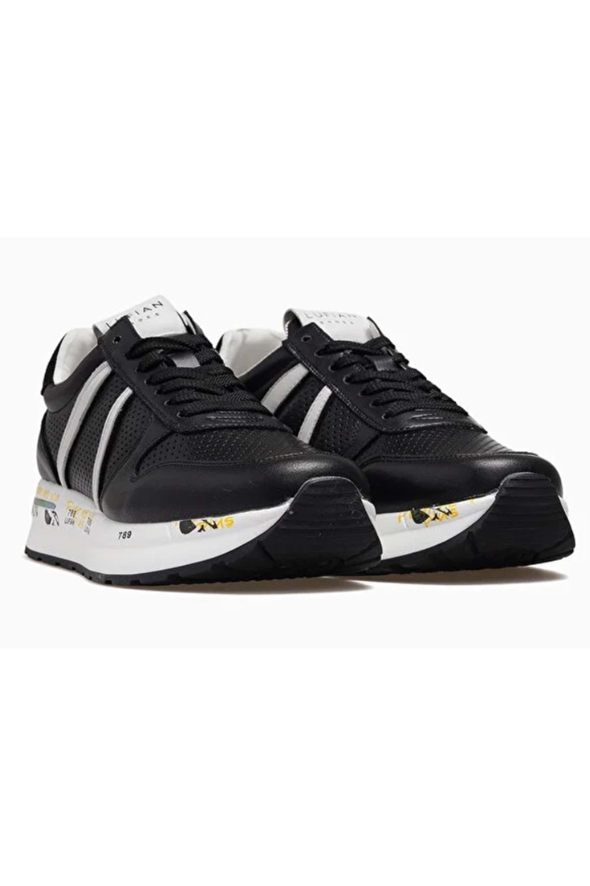 Lufian  111230305 Rex Sneaker Erkek Ayakkabı SİYAH - Görsel 6