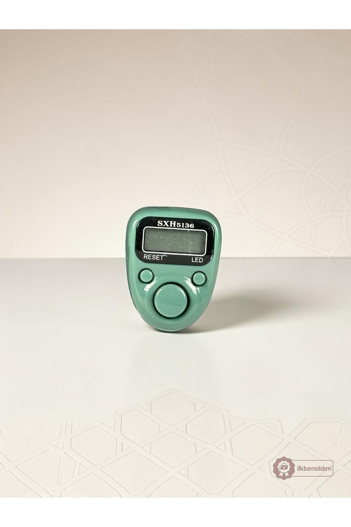Digital Zikirmatik Double Button | Easy Count Lightweight and Portable Design | Khaki