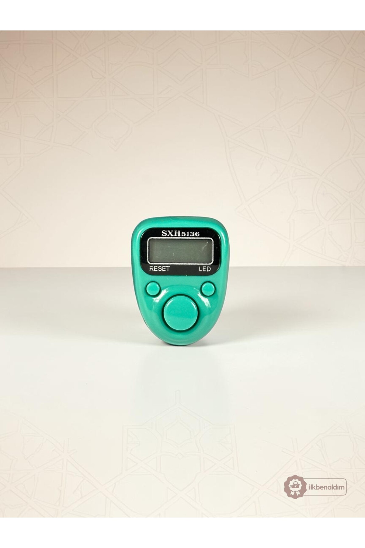 Digital Zikirmatik Double Button | Easy Count Lightweight and Portable Design | Turquoise