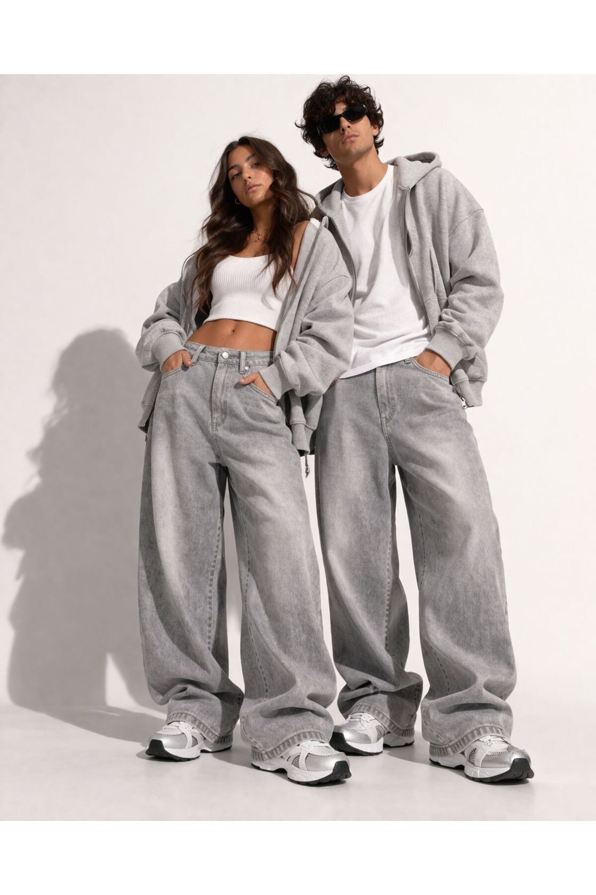 St.Poll  YIKAMAL UNİSEXI BAGGY JEANS PANTOLON