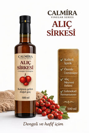 CALMİRA Alıç Sirkesi 500 ml Fermantasyon ( Natural Fermentation Hawthorn Vine...