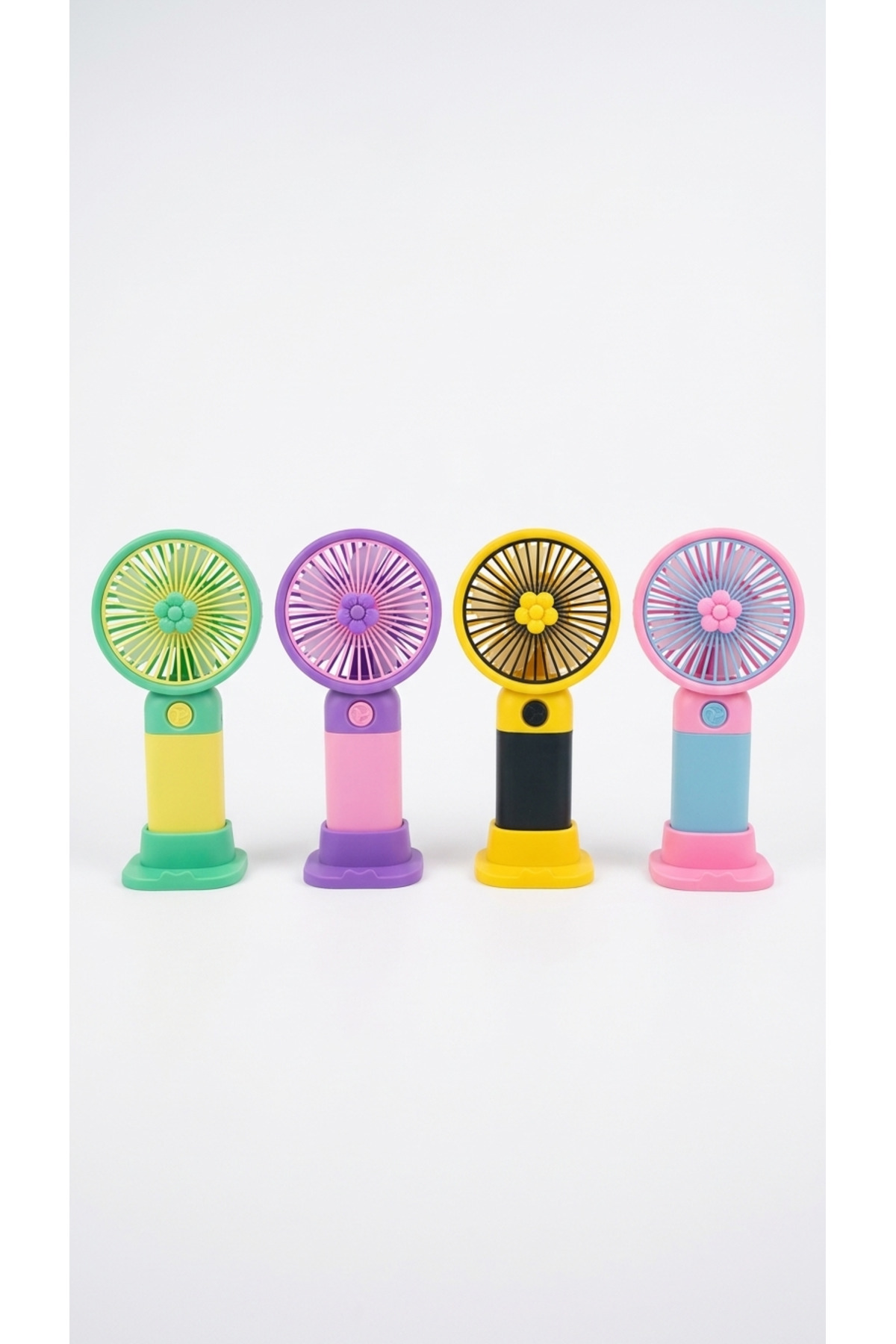Colorful Mini Hand Fan, Portable Compact Design Powerful Cooling Fan with USB Charge -PL104