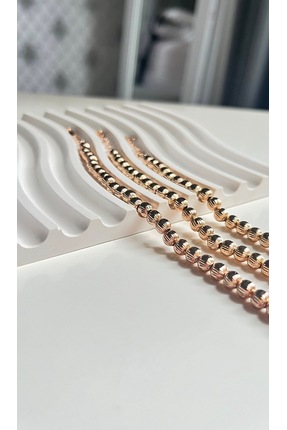 XP XUPİNG Rose Gold Top Detaylı Xuping Bileklik