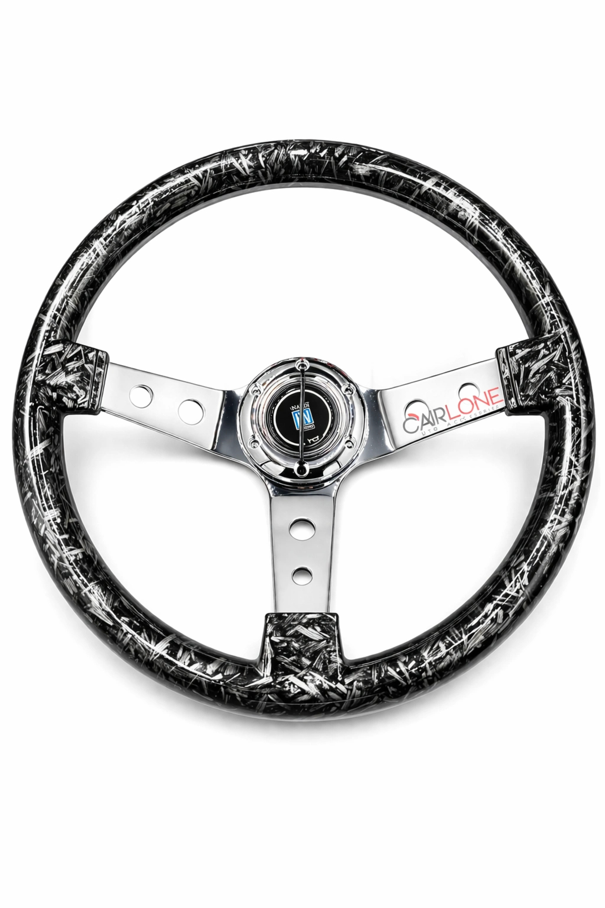 CPU momo carlone Parçalı Carbon Siyah Spor Direksiyon Momo Tip 35cm İthal
