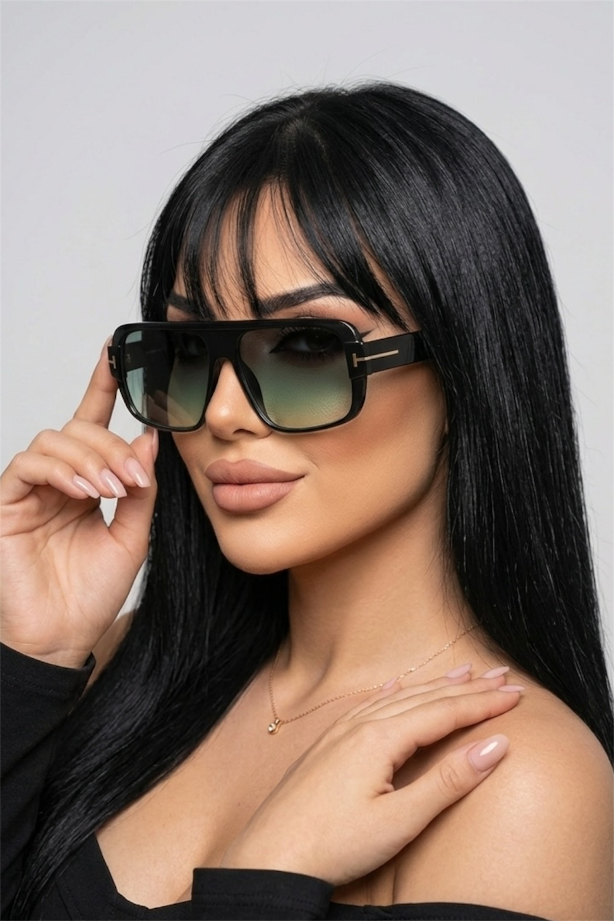 Zzla Catrinasy Siyah Uv400 Korumalı Kadın Güneş Gözlüğü görsel 3