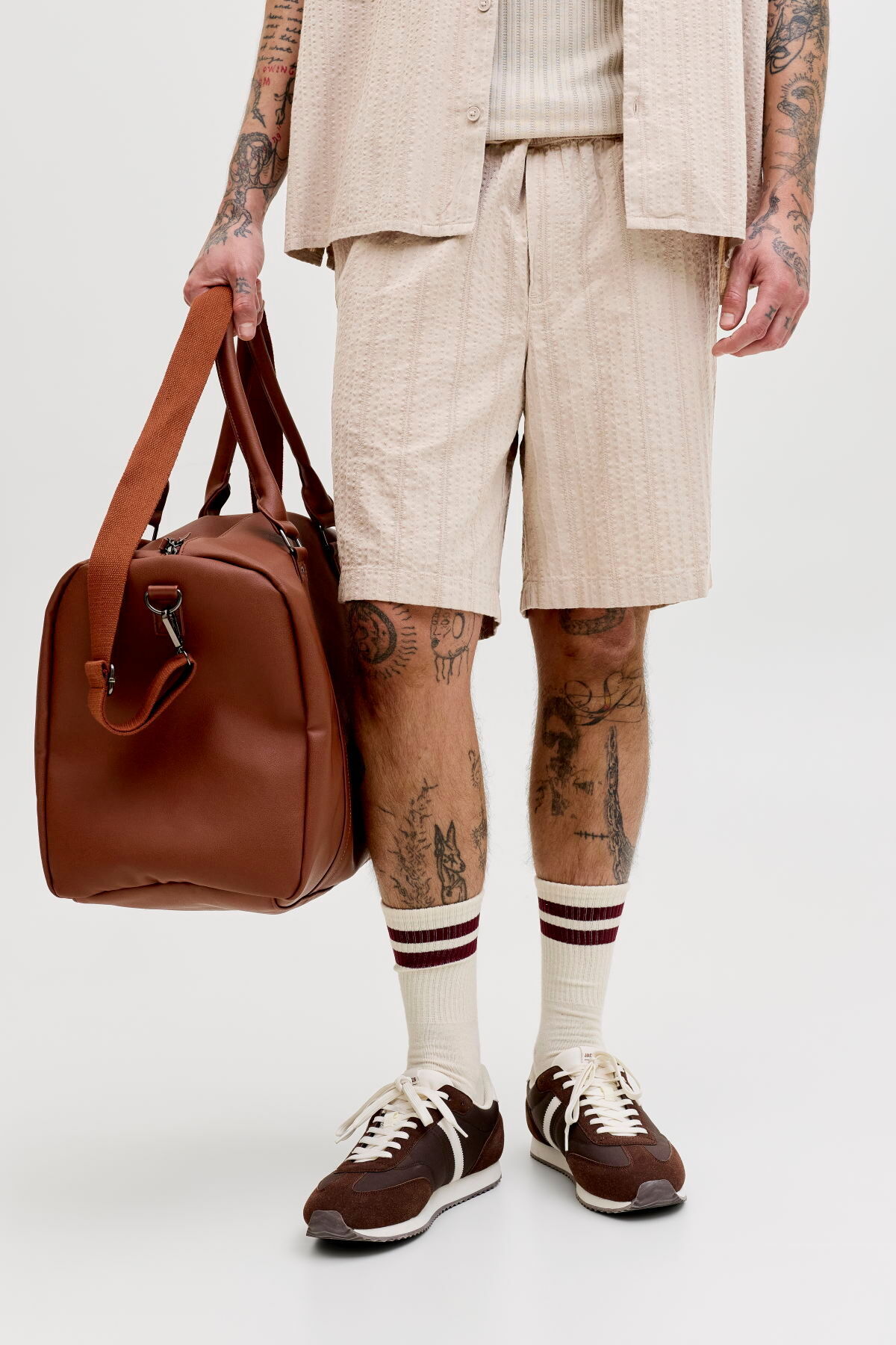 شلوارک راحتی مردانه مدل Jogger - جیدن جک اند جونز شلوارک برمودا Jack & Jones