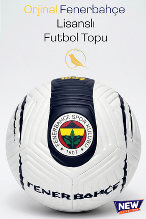CANSPORT 2026 Lisanslı Orjinal Fenerbahçe Futbol Topu Dikişli Çim,Halısaha,Be...