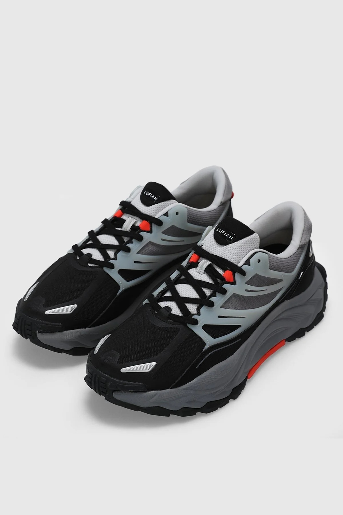 Lufian  LF-3753 Erkek Siyah Günlük Sneaker Ayakkabı - Görsel 5