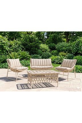 SALINCAKCIM WİLLEM MODEL RATTAN BAHÇE BALKON TERAS BAHÇE SETİ OTURMA GRUBU 2+...