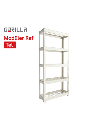 Gorilla Racking Gorilla Modüler Raf / Tel / Beyaz
