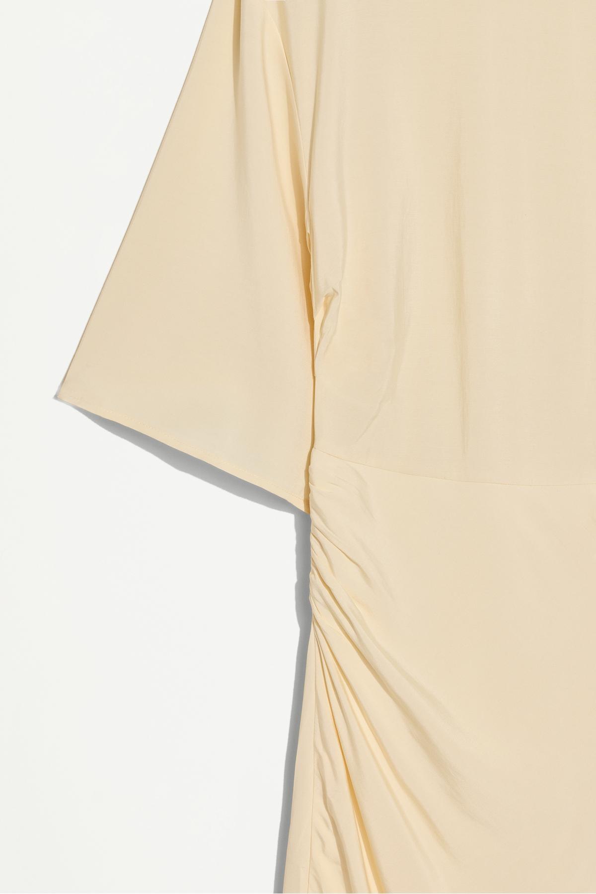 LEFTIES  Büzgülü midi elbise - Görsel 7