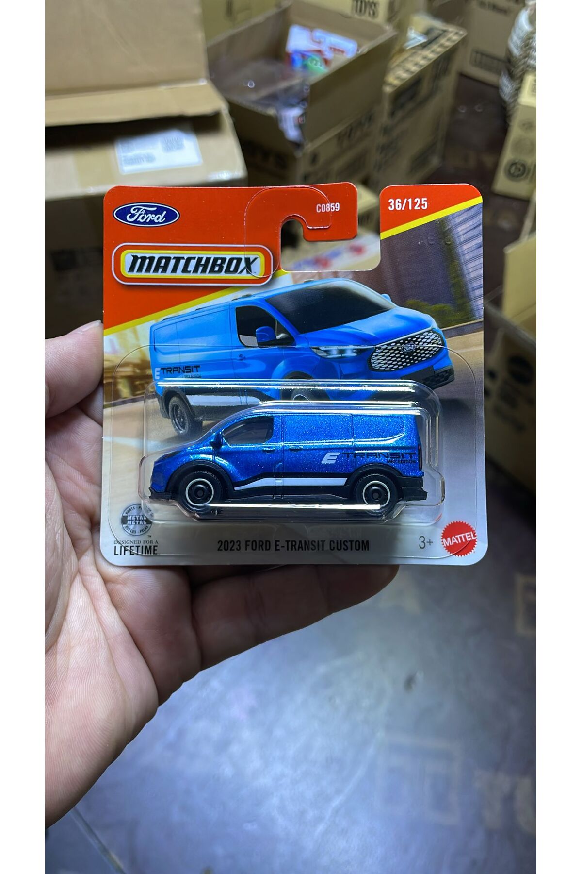 HOT WHEELS Matchbox 2023 Ford E Transit Custom Metal Oyuncak Araba