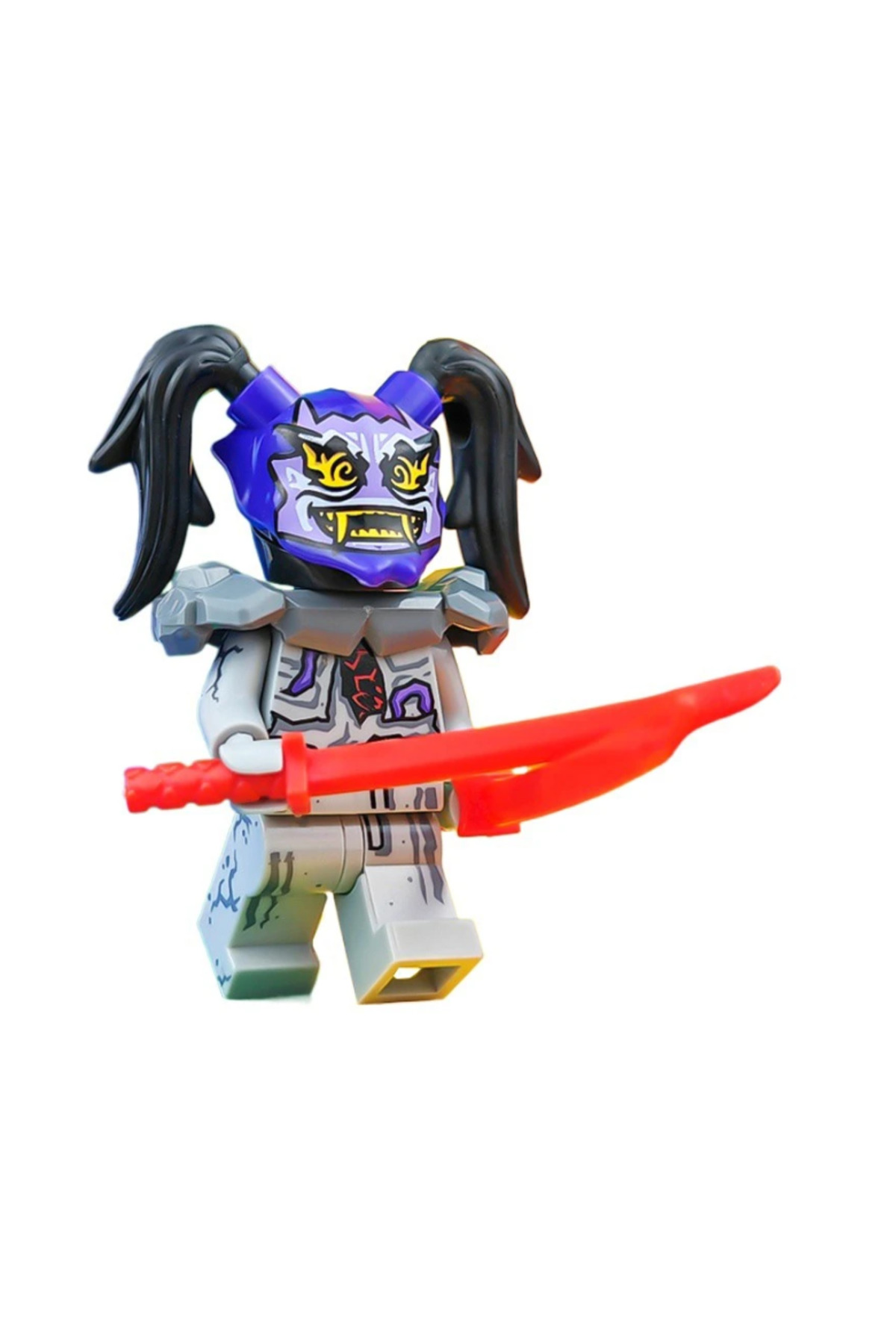 yamanS Ninja Oni Harumi Nefret Maskeli Figür Yapı Blok Oyuncak