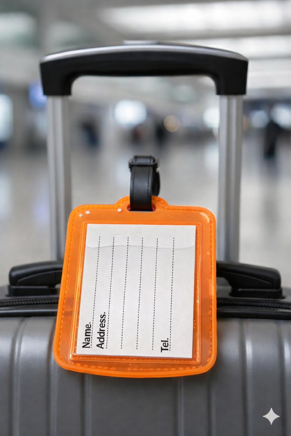 ANSE  Dinosaur Quest Valiz Etiketi Turuncu – Çocuklar İçin Silikon Bagaj Etiketi - Görsel 2