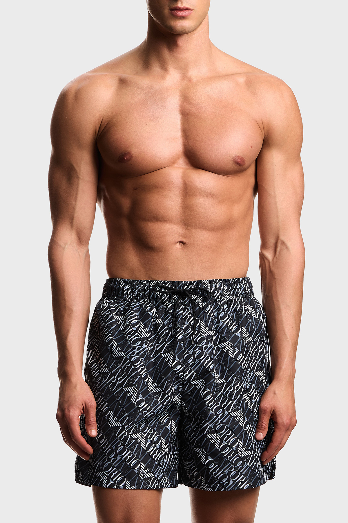 Emporio Armani Logo Printed Swimwear Shorts Men's Swimwear Shorts