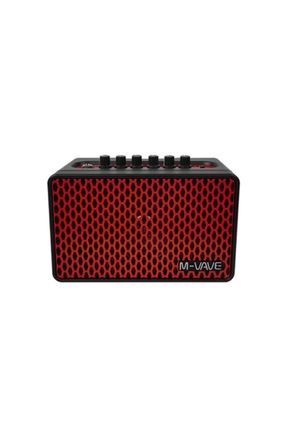 M-VAVE SP100 IR Gitar Amfisi Bluetooth Amfi Kırmızı