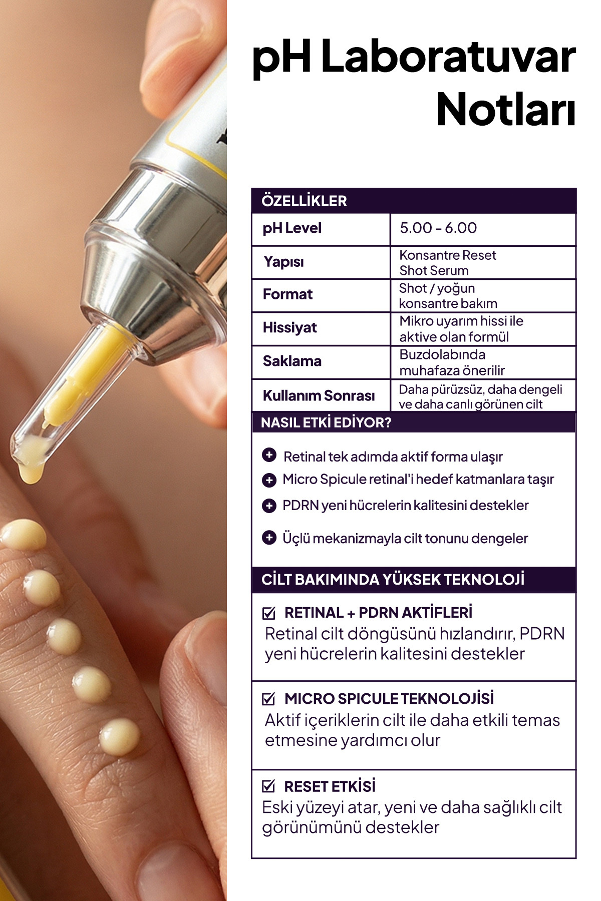 pHLab Micro Spicule Retinal PDRN Shot — PHPDR-01 — تصویر 8 از 8