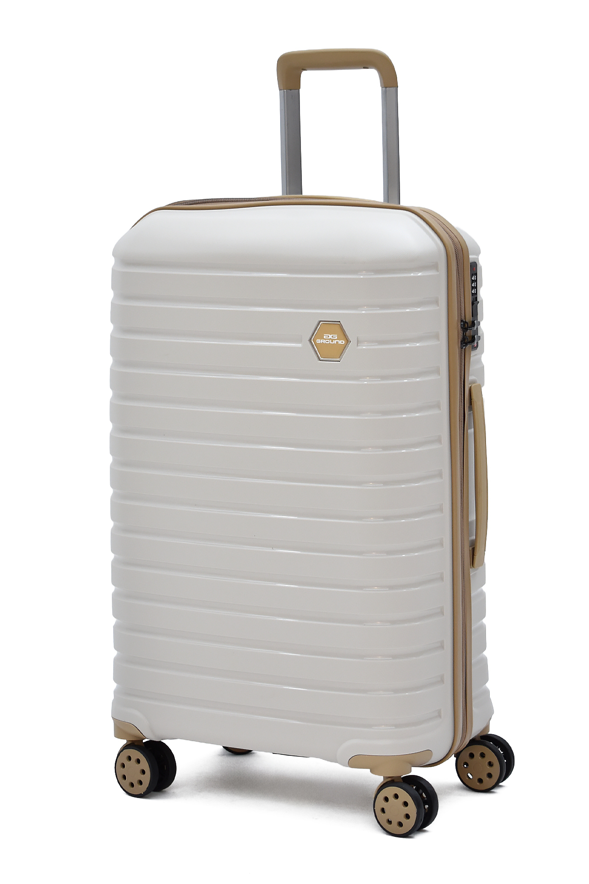 Ground Medium Suitcase Unbreakable PP Light Impact Resistant 360° Silent Wheel 010663
