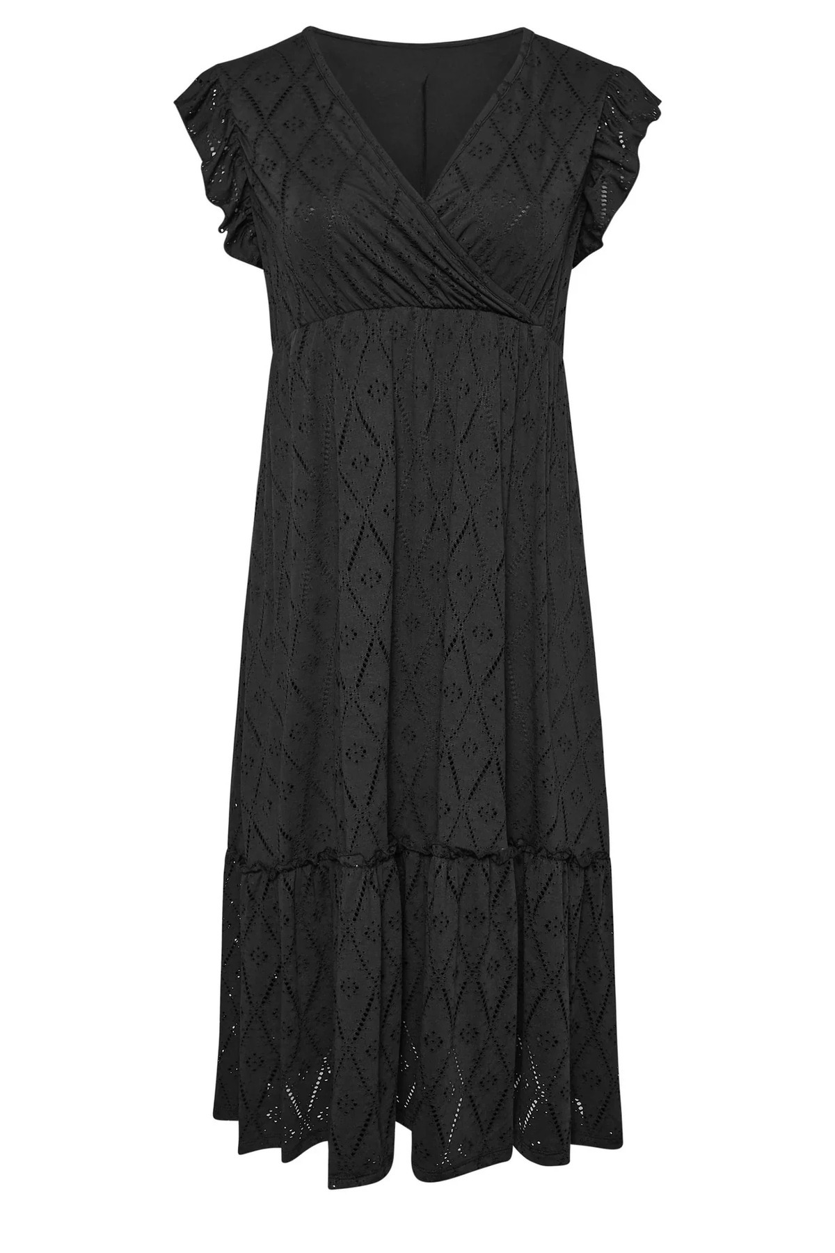 Shape Of You  İşlemeli Midi Elbise - Görsel 6