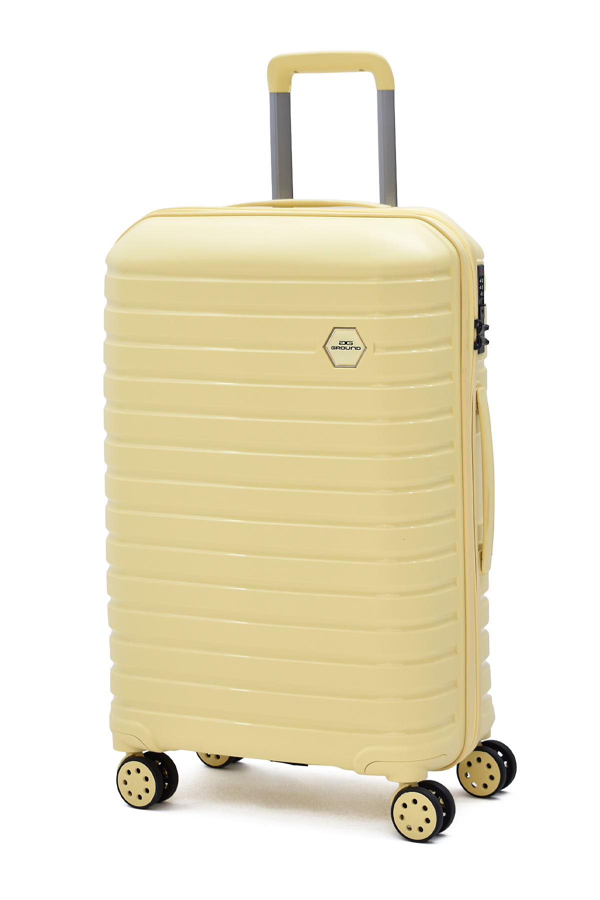 Ground Medium Suitcase Unbreakable PP Light Impact Resistant 360° Silent Wheel 010663