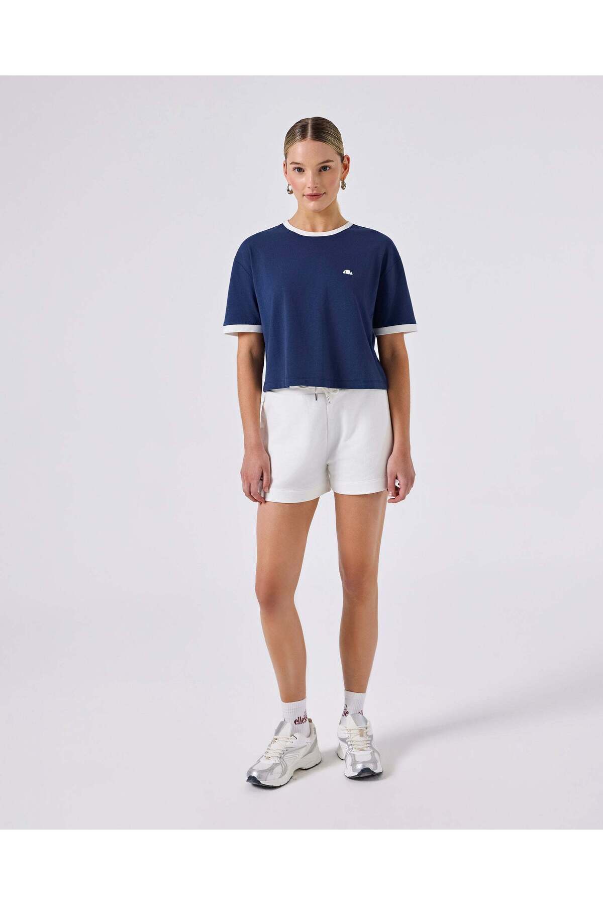 Ellesse 6SF5024-NV Kadın Tişört - Lacivert görsel 3