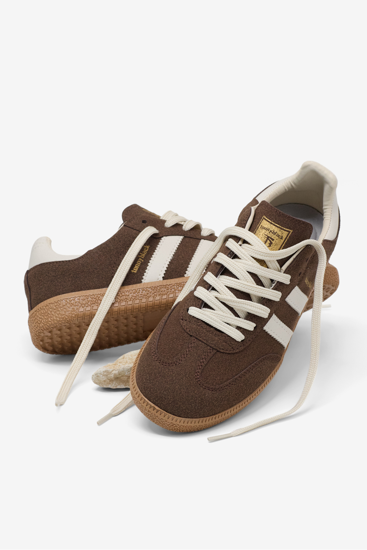 Tonny Black  Unisex Kahve Süet Termo Taban Yanı Şeritli Bağcıklı Spor Ayakkabı - Görsel 4