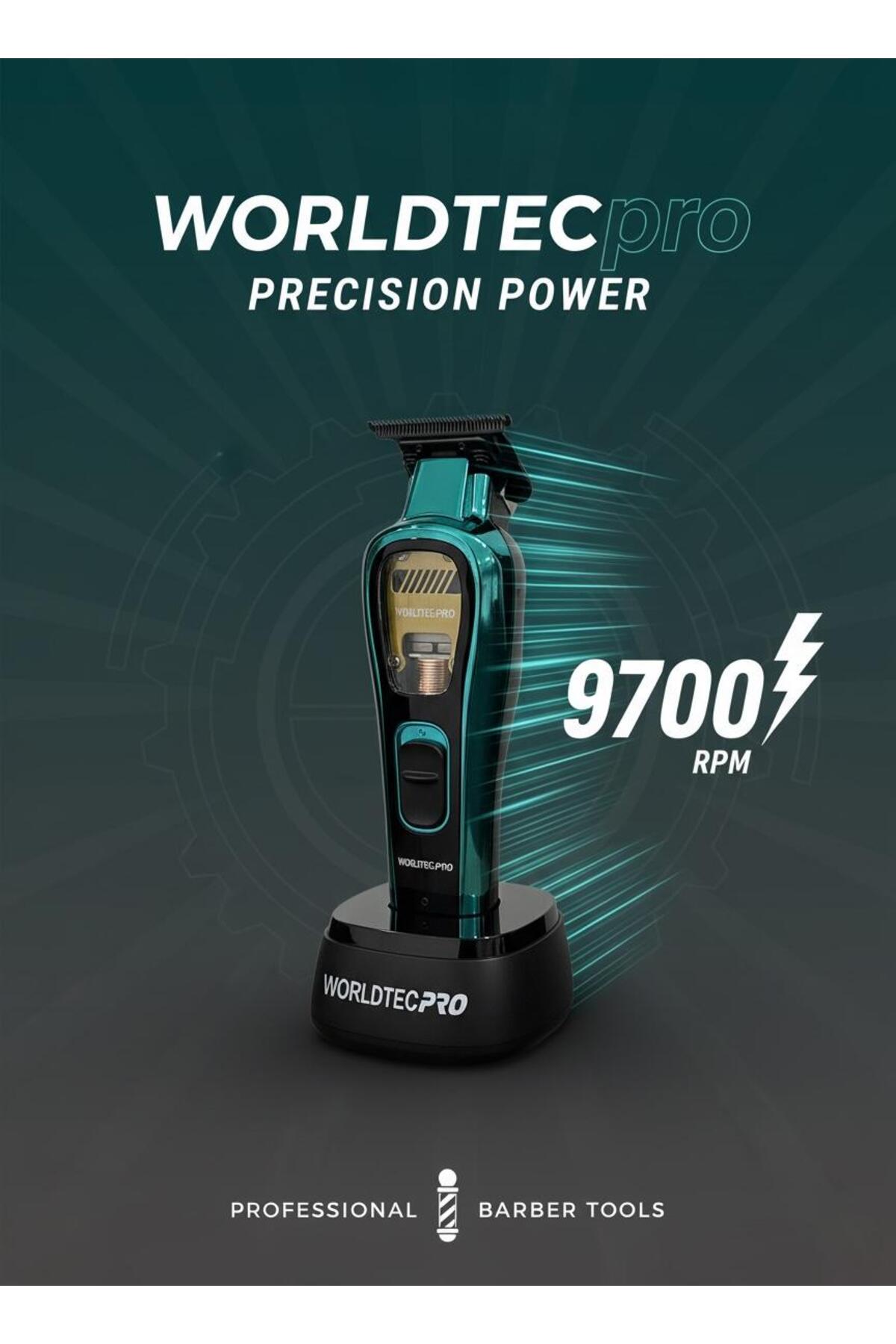 Worldtec WT-1996 BLUE PROFESYONEL SAÇ VE SAKAL MAKİNASI 9700RPM
