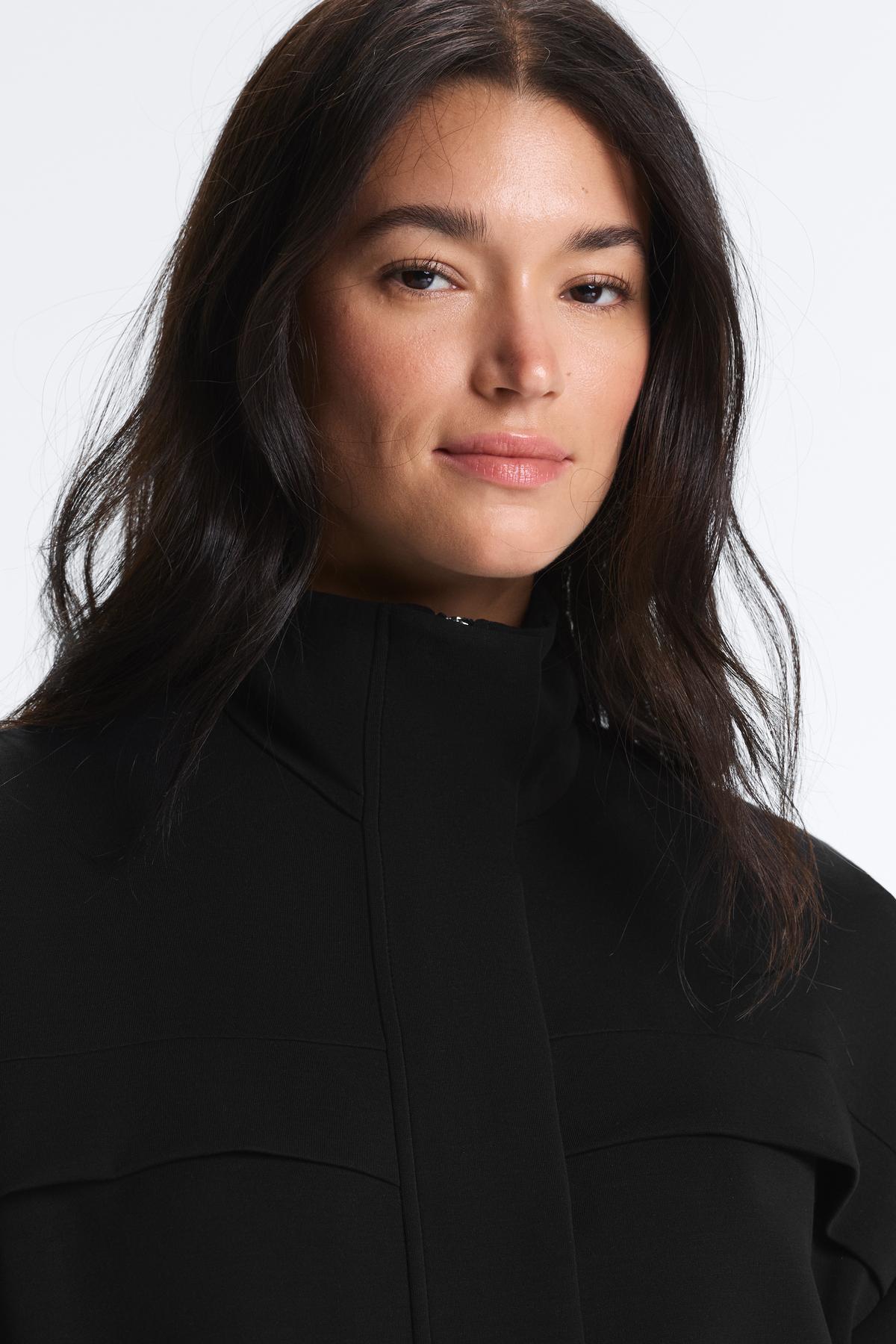 Oysho  Uzun modal ceket yumuşak dokunuşlu cepli - Görsel 3