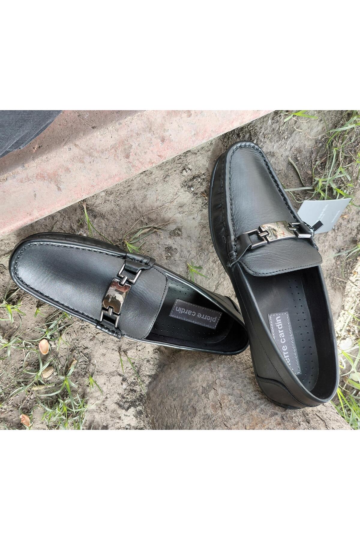 Pierre Cardin Pc-90228 Erkek Hakiki Deri Loafer Ayakkabı görsel 2