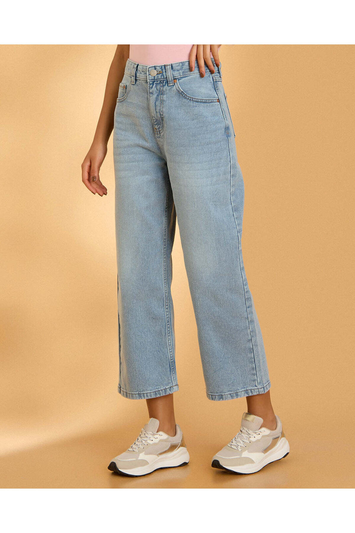 REDTAG Women Blue Culottes Jeans