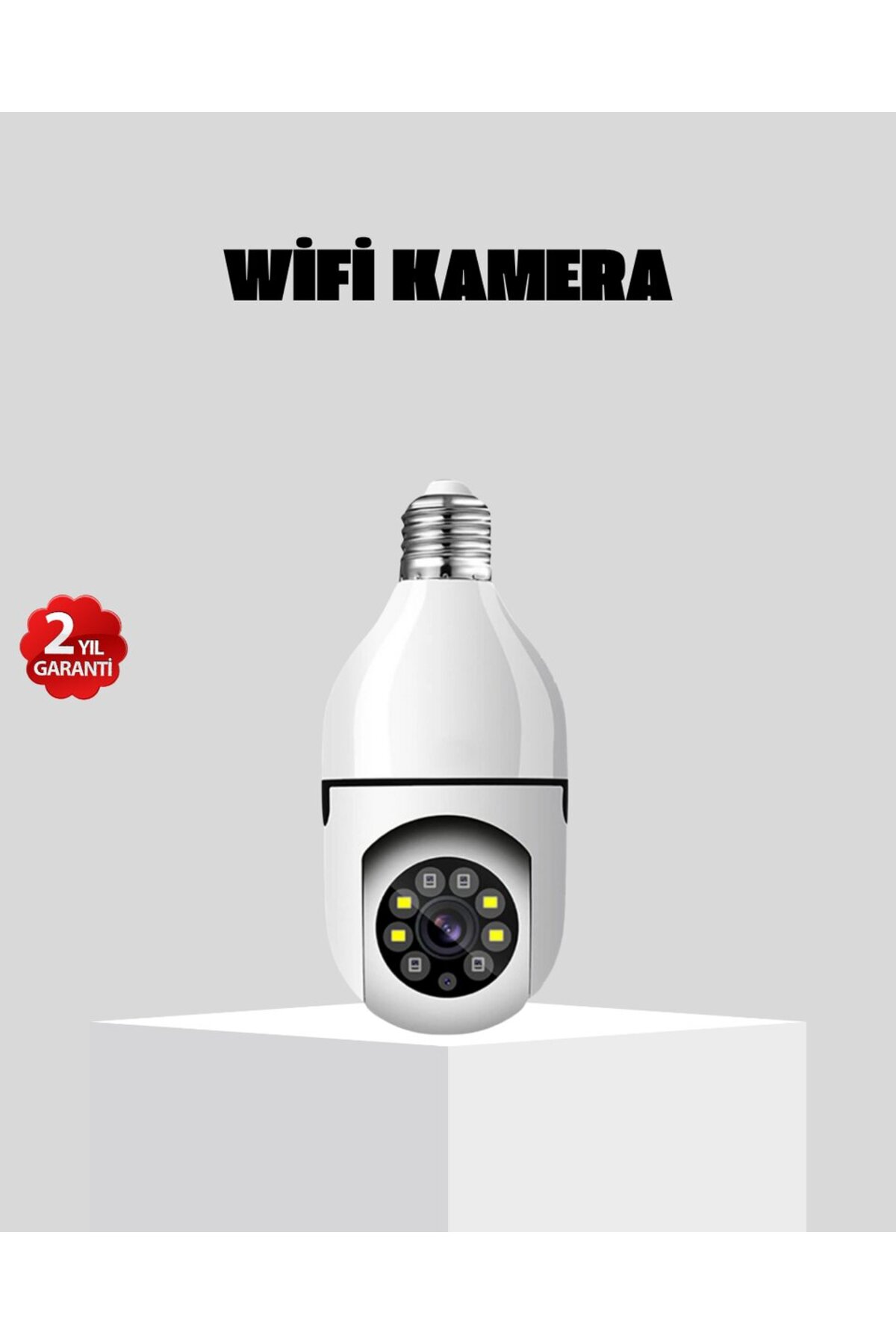 Akıllı Duy Kamera 360 Derece Dönebilir ve PTZ Teknolojili
