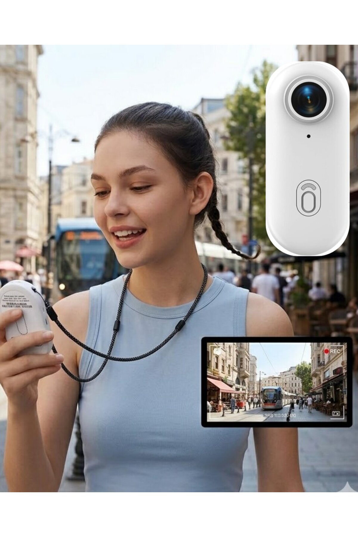 Su Altı Çekim Yapabilen Mini Kamera 30 Metre Waterproof WiFi Bağlantılı