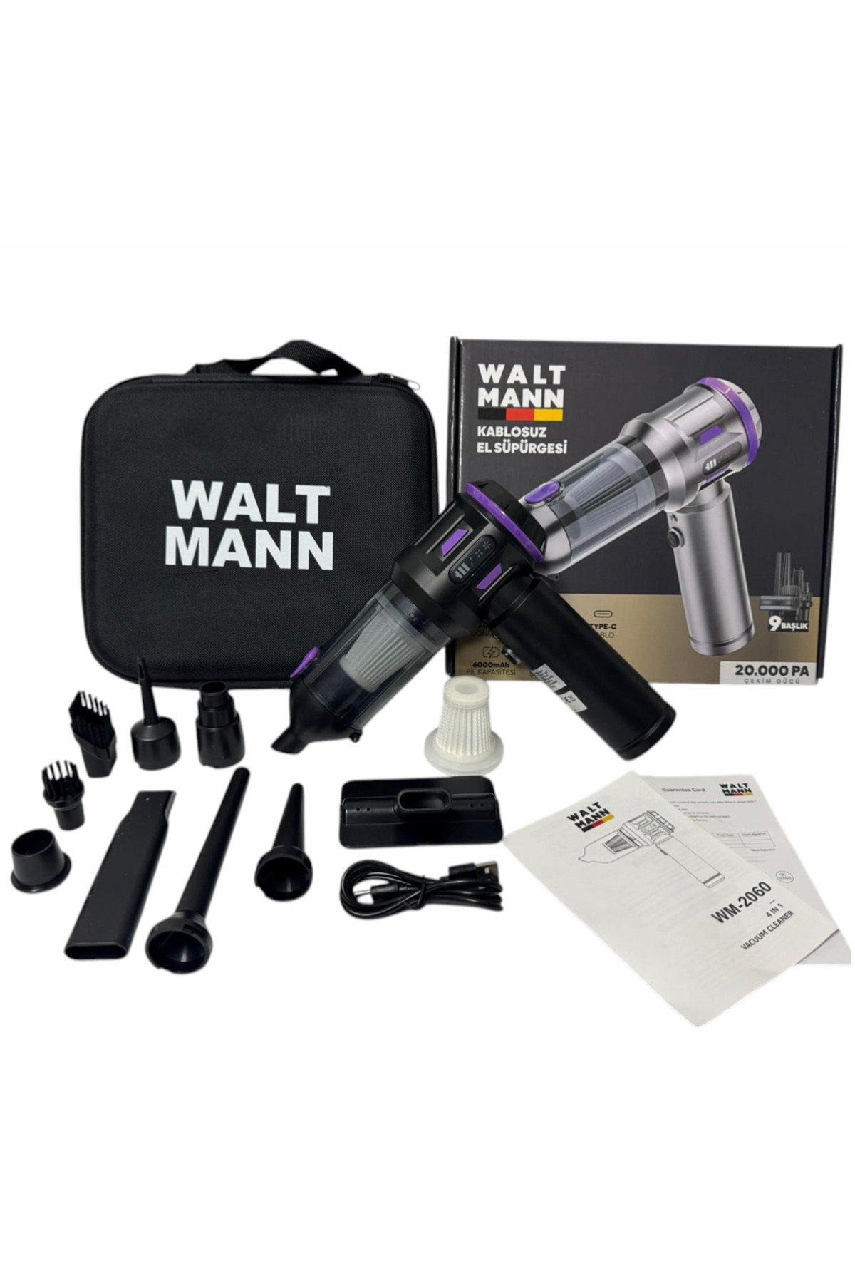 WaltMann 20.000 PA ARAÇ SÜPÜRGESİ WM-2060 - Fiyatı, Yorumları