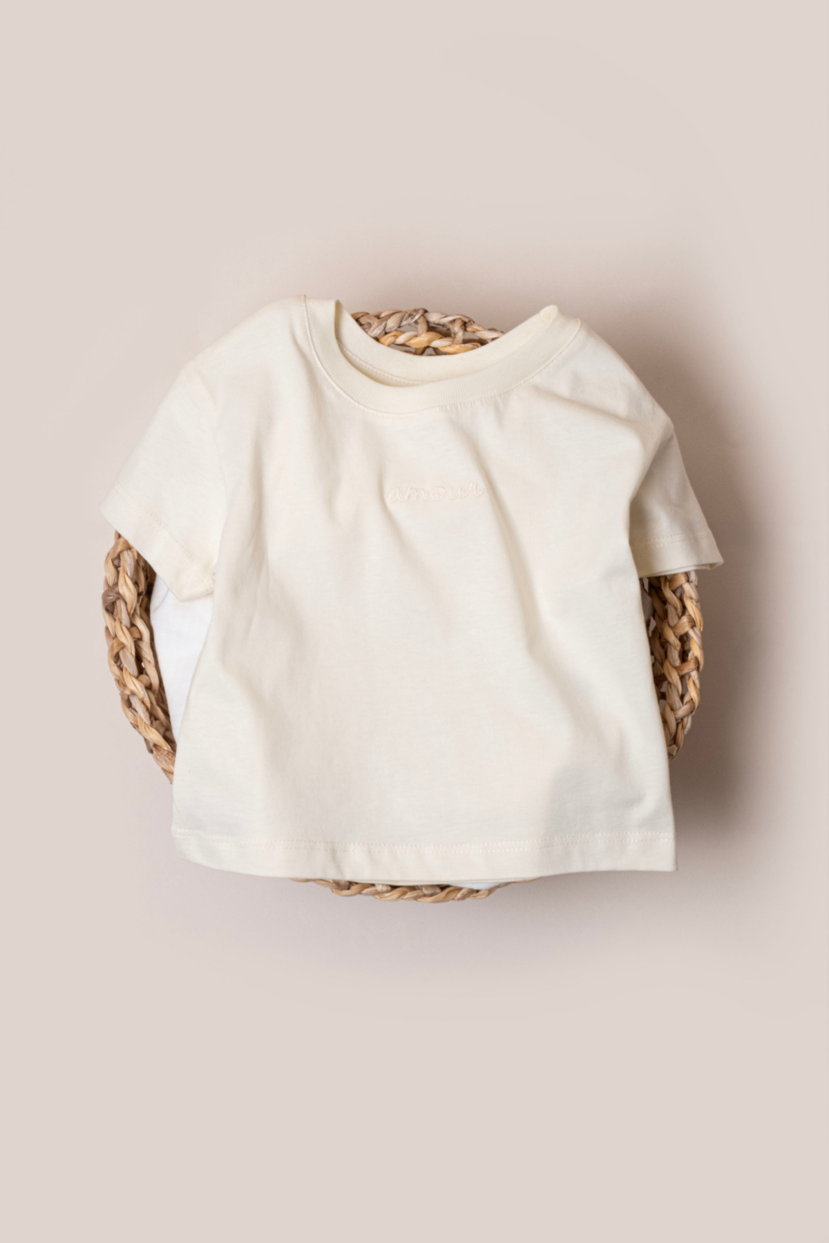 VAUVA Embroidered T-Shirt Summer Girls' T-Shirt with Embroidery Detail