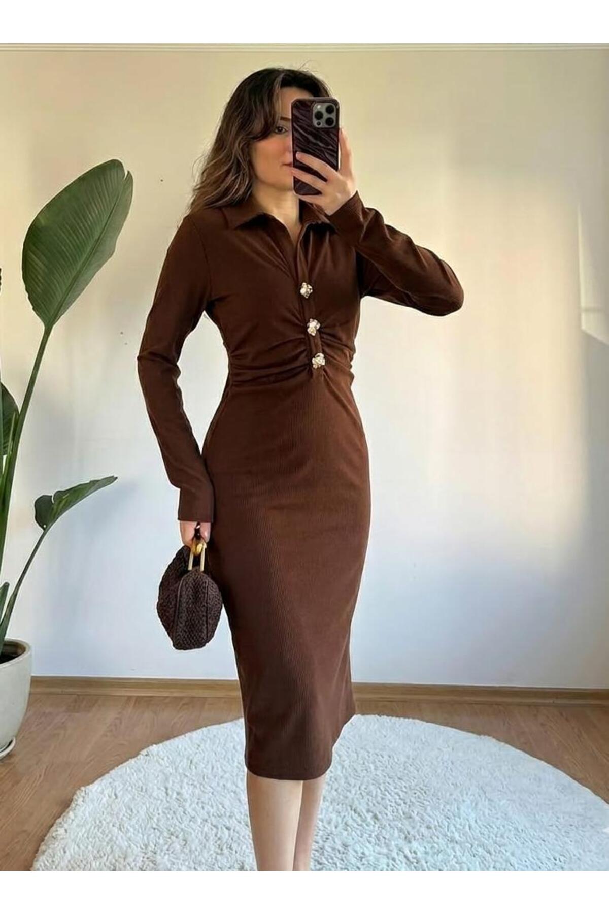 Yarım patlı mini elbise